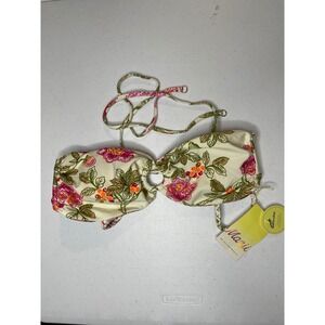 Maaji 5026 Ring Front Reversible Bralette Bikini Top, L